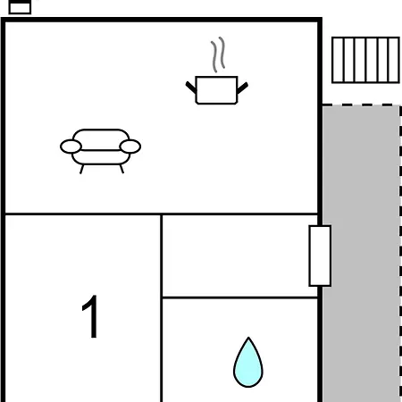 Apartment Cozy In With Kitchen *